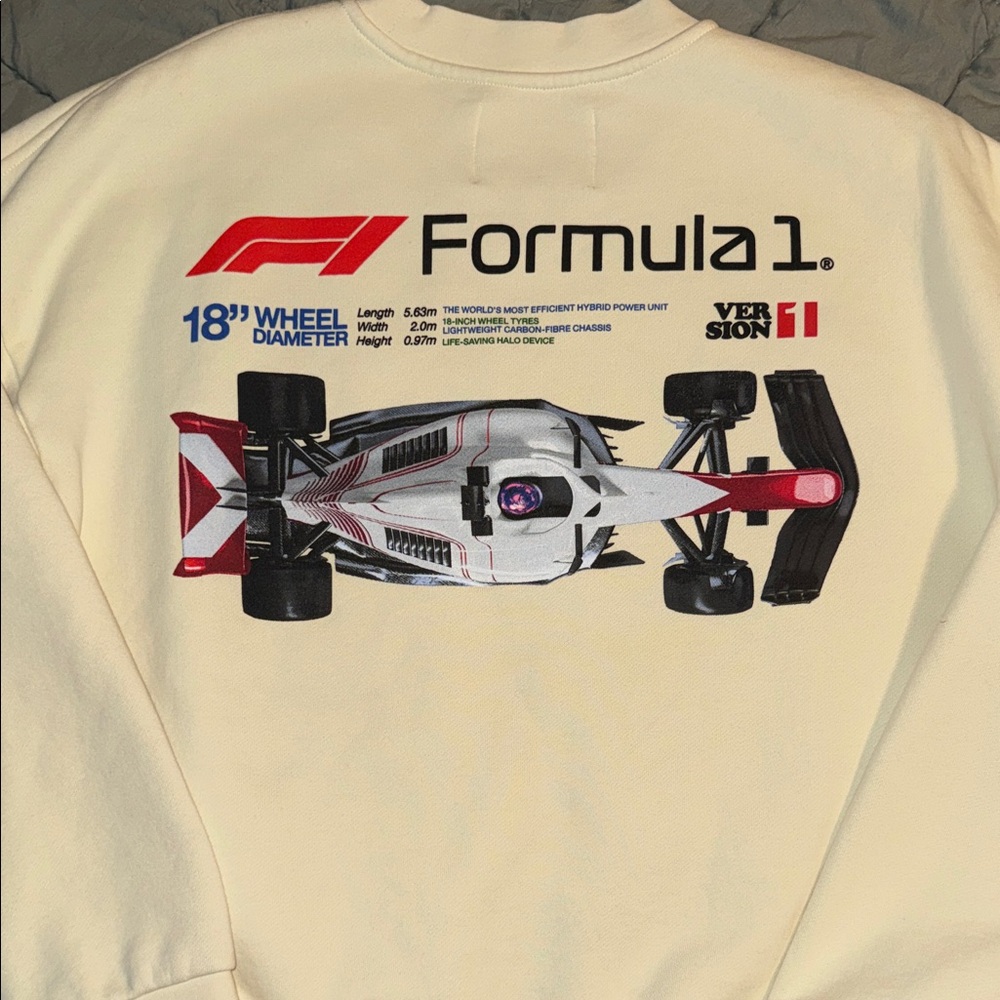 Formula 1 Graphic Sweatshirt Pacsun Medium Crew